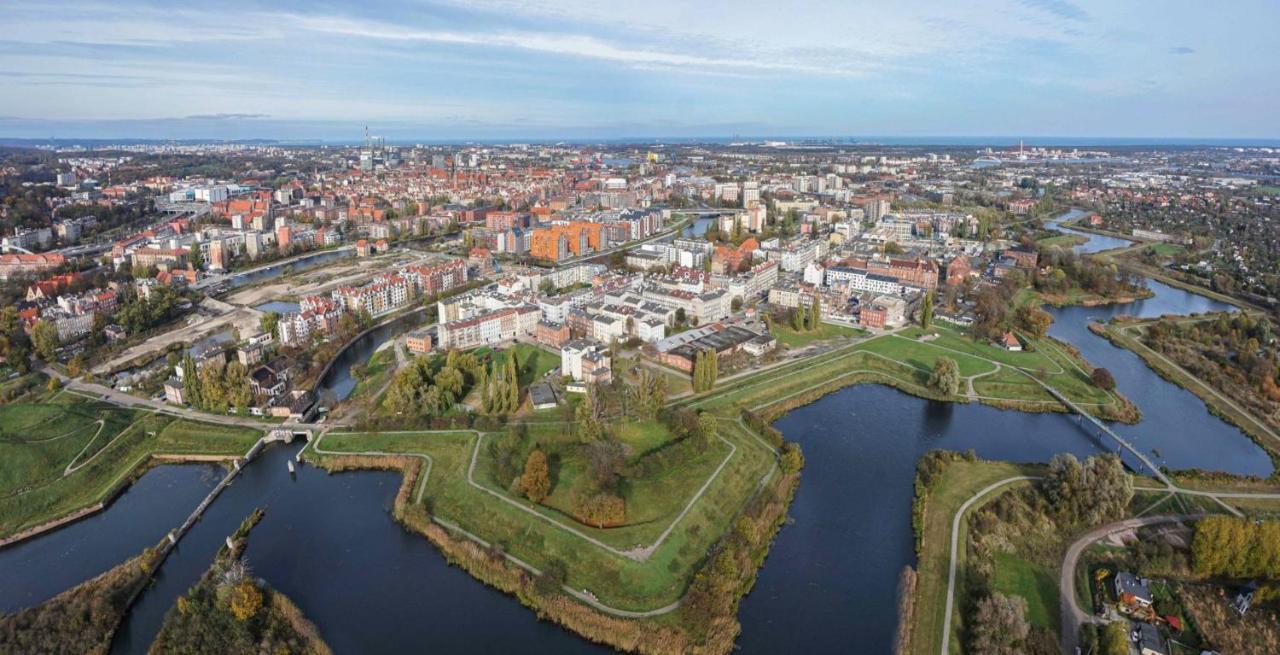Patio Riverfront Aparthotel Gdańsk Eksteriør billede